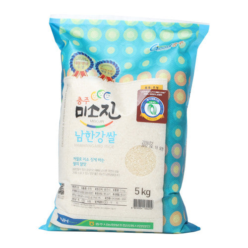 A bowl of rice with a smile Chungju Namhangang Misojin Rice 5kg