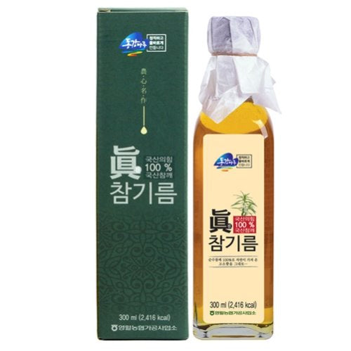 [Gangwon-do] Dongganggang Maru Premium Sesame Oil 300ml (100% Domestic Sesame)