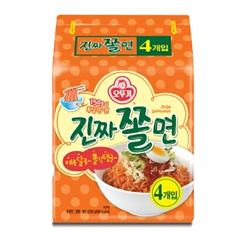Ottogi Jinjja Jjolmyeon 4-Pack - Limited to 2 packs per order