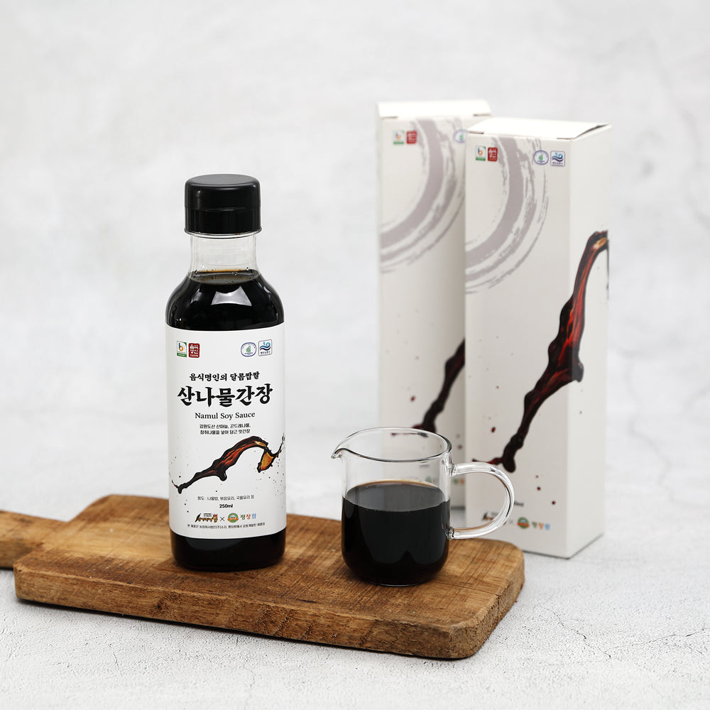 Pyeongchang Farm - Wild Vegetable Soy Sauce 250ml