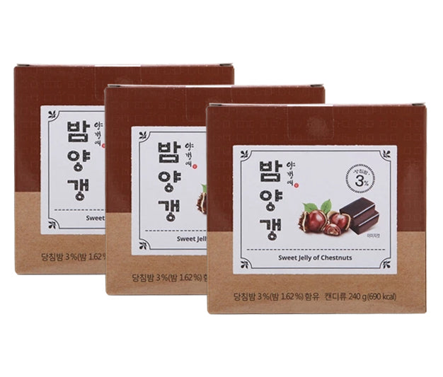 Nutritious Snack Yanggaeng-ae Chestnut Yanggaeng (40g * 6 pieces) * 3 boxes