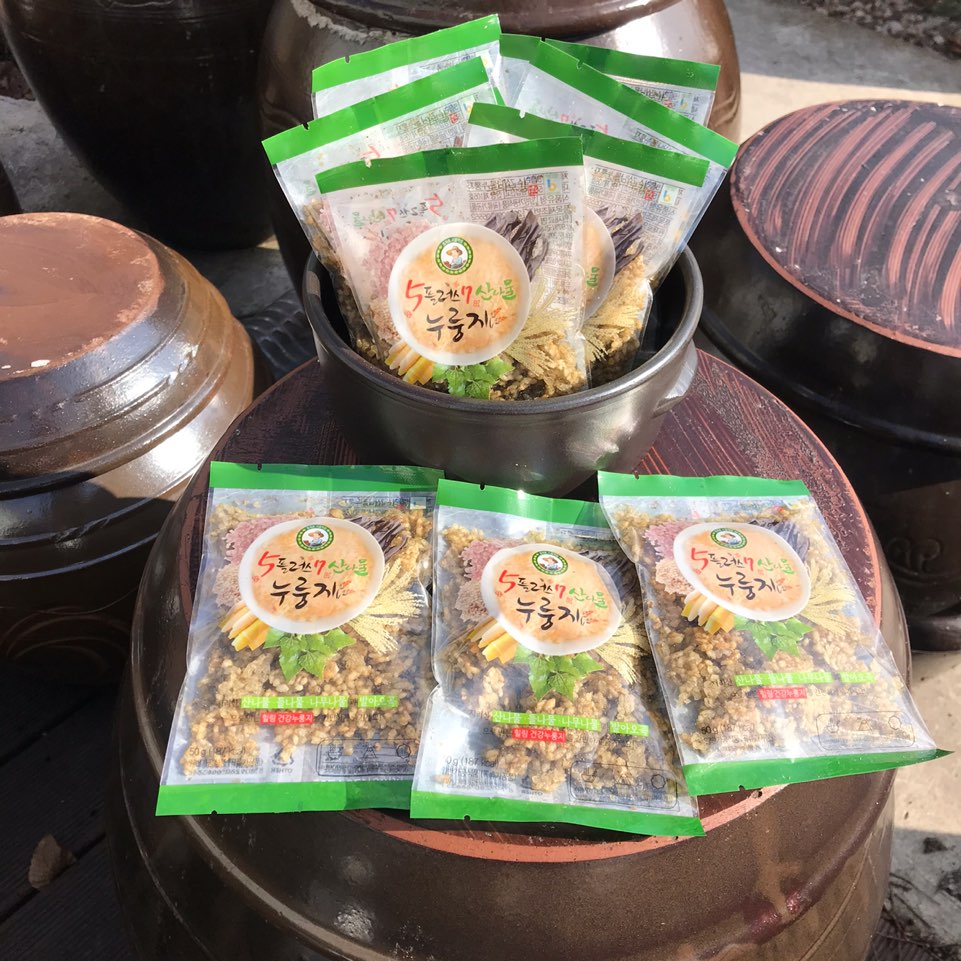 산청 5플러스7 산나물 누룽지 50g * 10봉