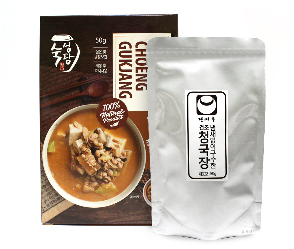 Sukseongdam Odorless and Savory Dried Cheonggukjang 1 Box (50g)