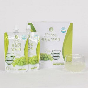 Slim Fit Aloe Green Grape 100ml * 10 packets