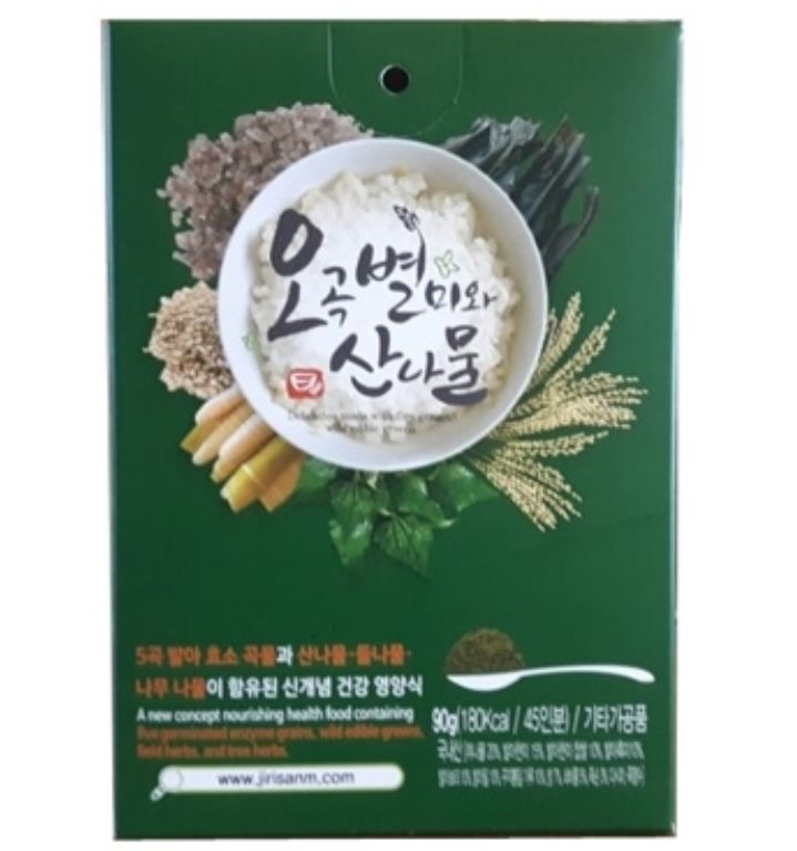 Five-Grain Delicacies and Wild Vegetables 90g (Product containing 5 sprouted enzyme grains + wild vegetables)