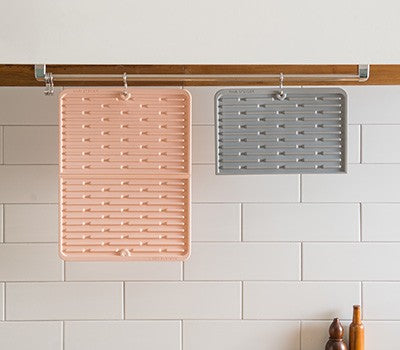 마리슈타이거 - 접이식 실리콘 드라잉매트 (라지, 그레이)