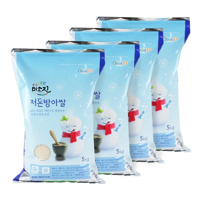 [Free Separate Shipping] A Smile with a Bowl of Rice! Namhangang Misojin Cold-Milled Rice 5kg x 4 Bags (Refrigerate)
Milling Date: November 29, 2022