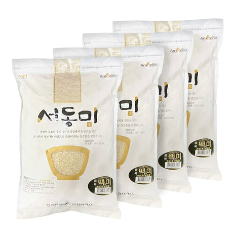 [Free Separate Delivery] Hwangdeung Nonghyup Seodongmi White Rice 4kg x 4 Bags (Refrigerate) <br/> Milling Date: May 24, 2021