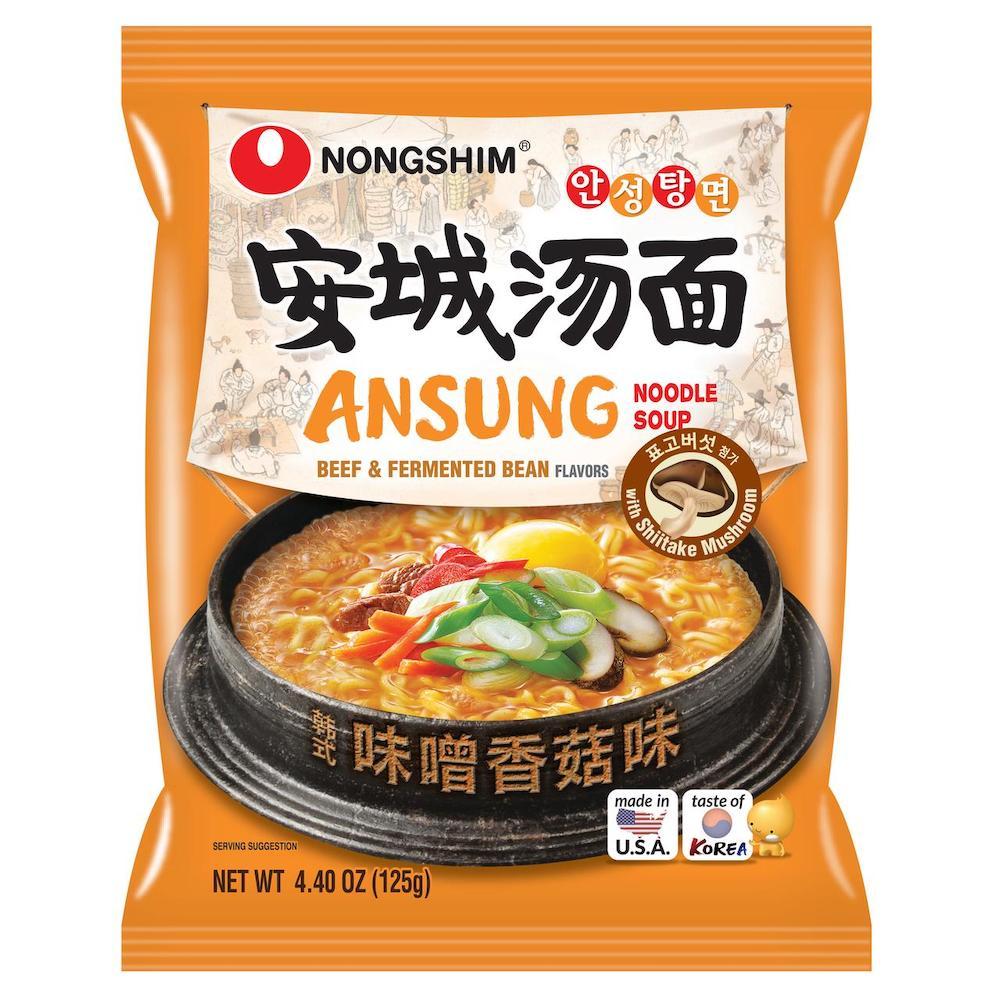 Nongshim Anseongtangmyeon 125g * 4-Pack Multi-Pack - Limited to 2 packs per order