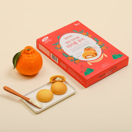 Jejudoda - Jeju Hallabong Macaron Cookies (20g x 8ea)