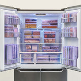 [SEPARATE FREE SHIPPING] THANKS SOYOON Food Storage Organizer Containers with lids for Fridge & Freeze