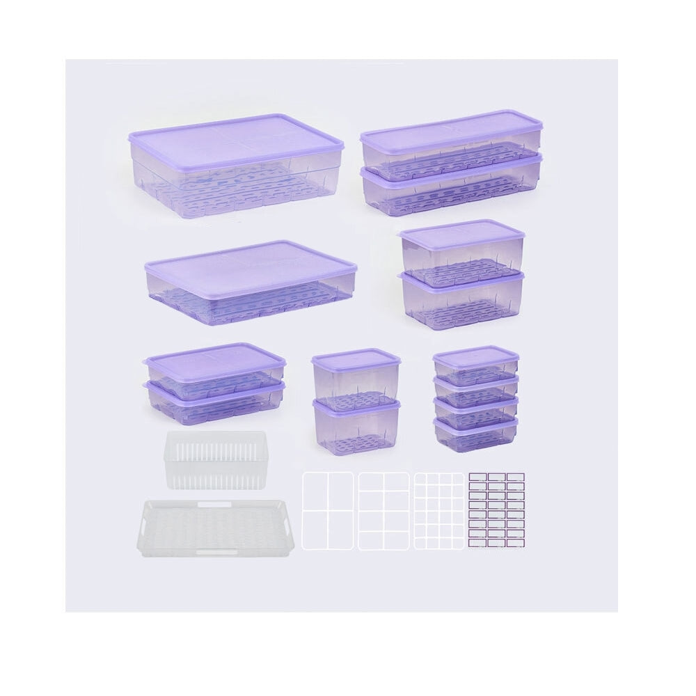 [SEPARATE FREE SHIPPING] THANKS SOYOON Food Storage Organizer Containers with lids for Fridge & Freeze