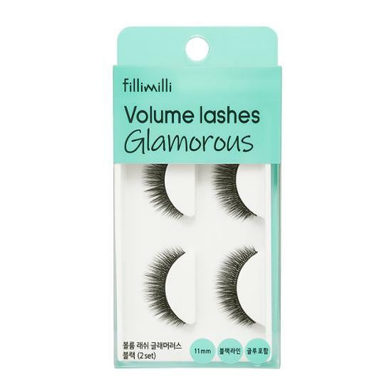 Fillimilli Volume Lashes Glamorous -Black  2pcs