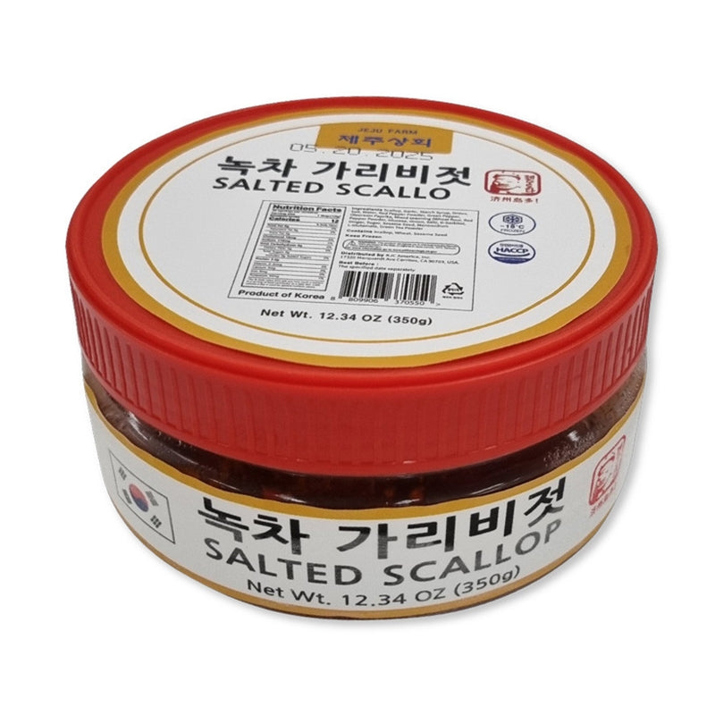 [MILLS EXPRESS] JEJU Green tea Salted Seasoned Scallop 350g