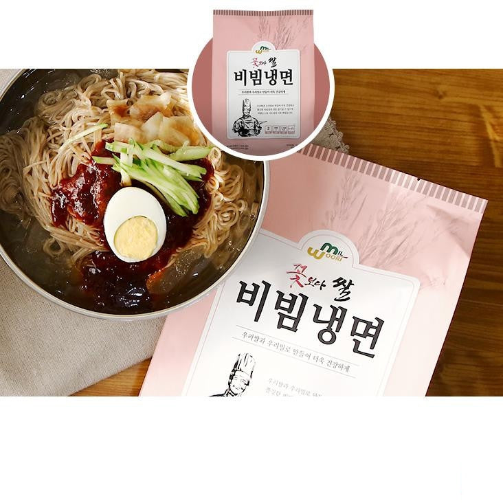 [MILLS EXPRESS] WOORIMIL Bibim Naengmyeon (Korean Spicy Cold Noodles)220g (2 servings) x 2 packs