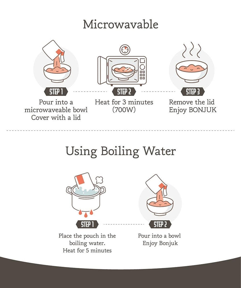 Bonjuk Abalone Mushroom Porridge 300g