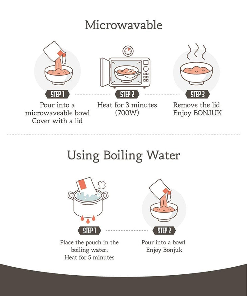 Bonjuk Abalone Mushroom Porridge 300g