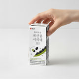 [SEPERATE FREE SHIPPING] Cconma Soy Milk with 99.8% Korean Green Kernel Black Soybeans 190ml (24 Packs per Box) x 3box