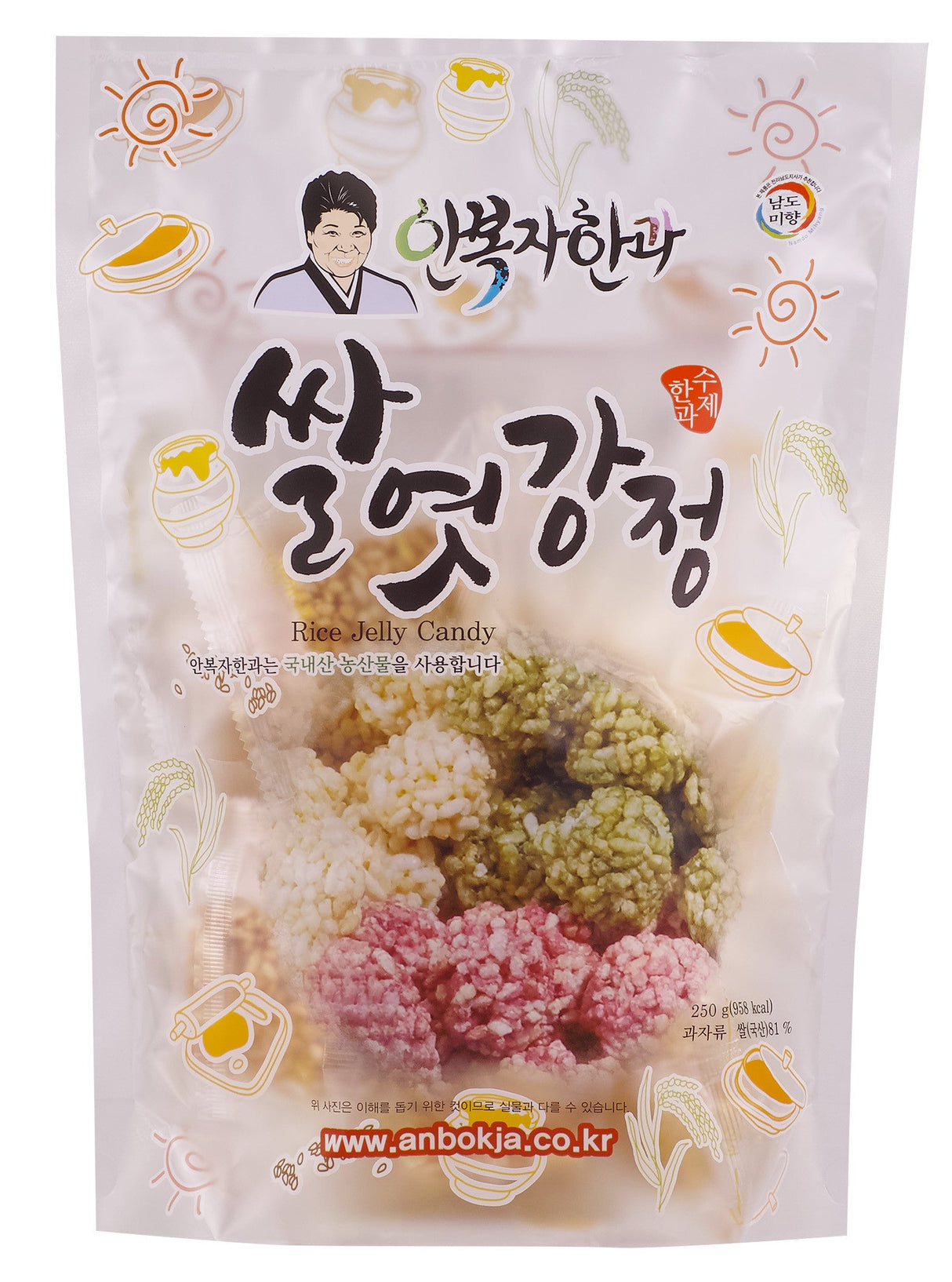 An Bok-ja Rice Syrup Gangjeong 250g