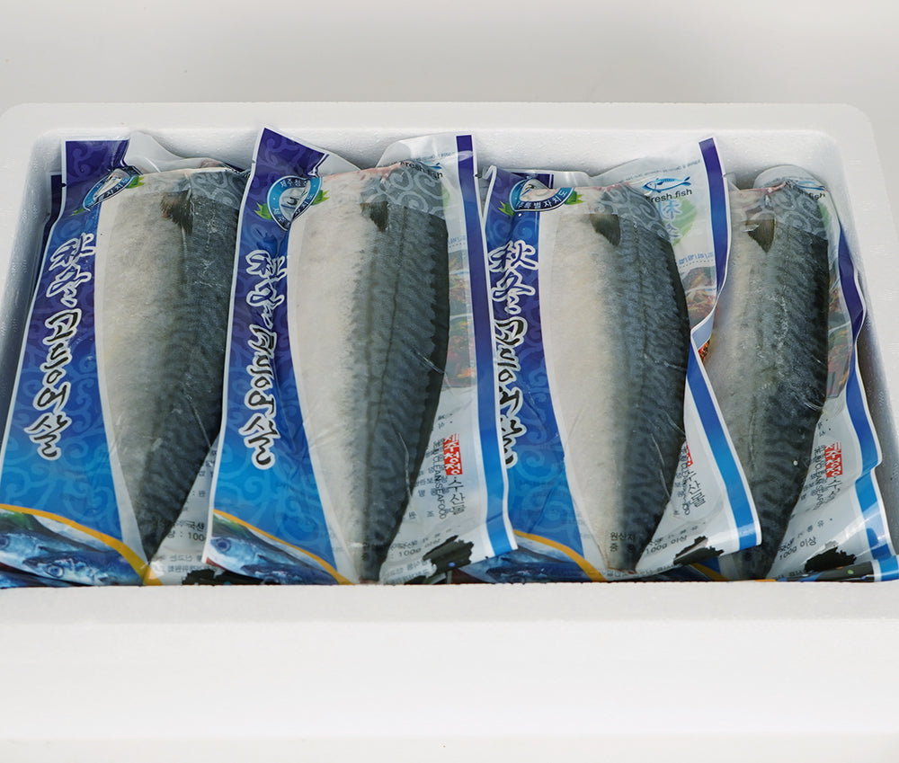 [Free Separate Shipping] Jeju Chudong Mackerel Fillet Extra Large 2.3kg (Approx. 11 Packs)
