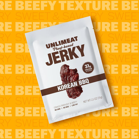 UNLIMEAT - Plant-based Beef Jerky - Korean BBQ
