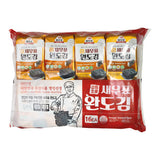 Wando Shrimp Brand 16-Pack Traditional Lunchbox Seaweed