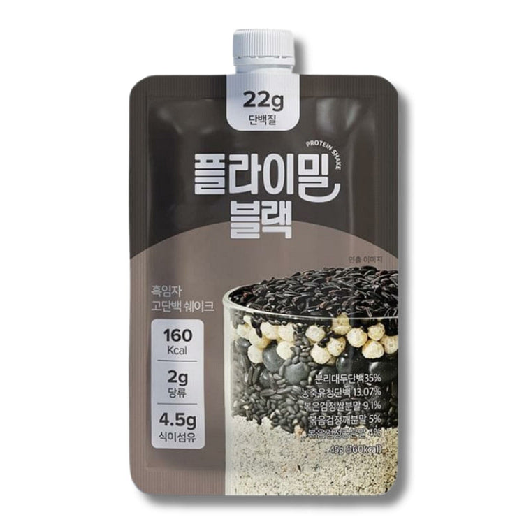 Flymill - Black Sesame Black High Protein Shake 45g (1 packet) Expiration Date: May 17, 2028