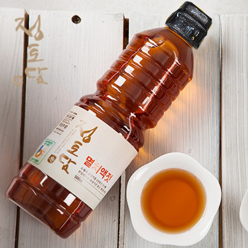 Jeongtodam Anchovy Fish Sauce 500ml Expiration Date: March 17, 2027