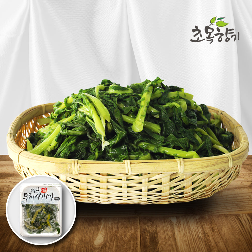 [KkotmaFresh] Green Scent Blanched Dried Radish Greens 200g (Select Option)