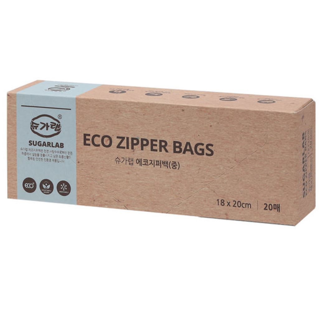 Sugar Wrap - Zipper Bags (Medium) 20 Sheets x 3 Packs