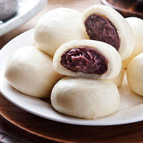 [Kkotma Fresh] Milwon - Korean Wheat Korean Rice Anheung Steamed Bun Original (25 pieces) 1.6kg <br/> Expiration Date: September 3, 2027