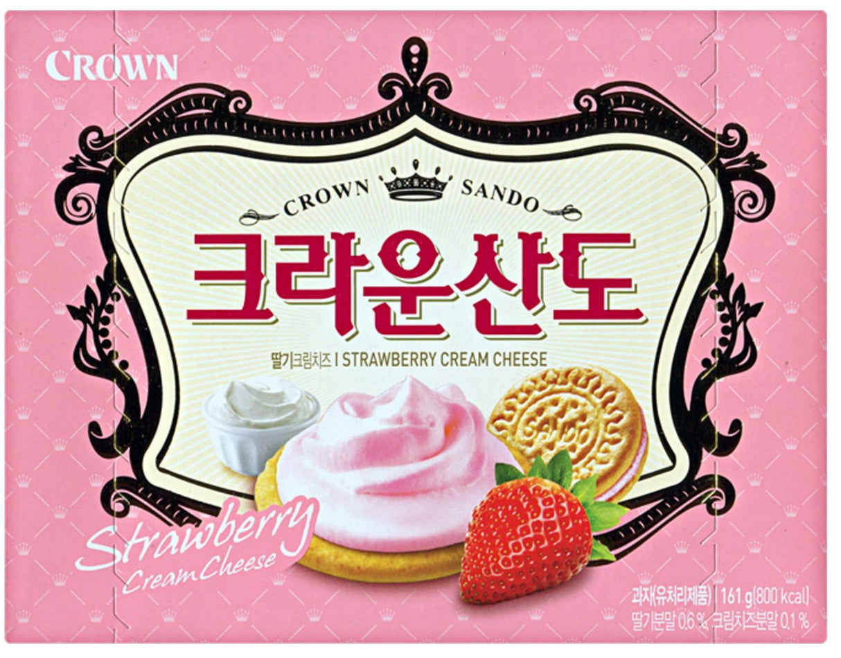 Crown Sando Strawberry Cream Cheese 161g