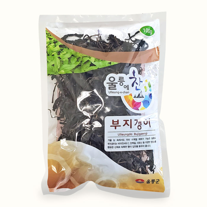 100g of dried Ulleungdo bujigaengi greens