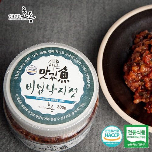 [Kkotma Fresh] Hyosong Jeotgal - Bibim Nakji Jeot 200g
