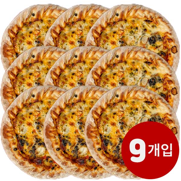 [꽃마Fresh][무료별도배송] 지리산 발효검은콩 쌀피자 675g (3개입) 3박스