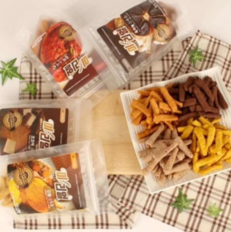 Our Family Healthy Snack Brown Rice Kimchi Snack 50g * 3 Bags