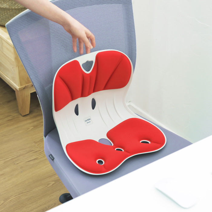 [Free Separate Shipping] Curble Chair - Wider (Select 1 from Black, Gray, or Red)