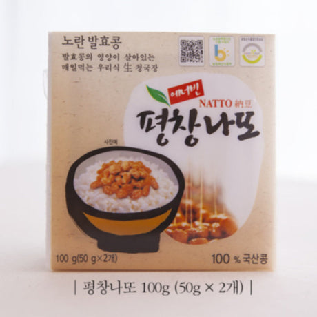 [Kkotma Fresh] Pyeongchang Natto Yellow Beans (50g x 10 packs)