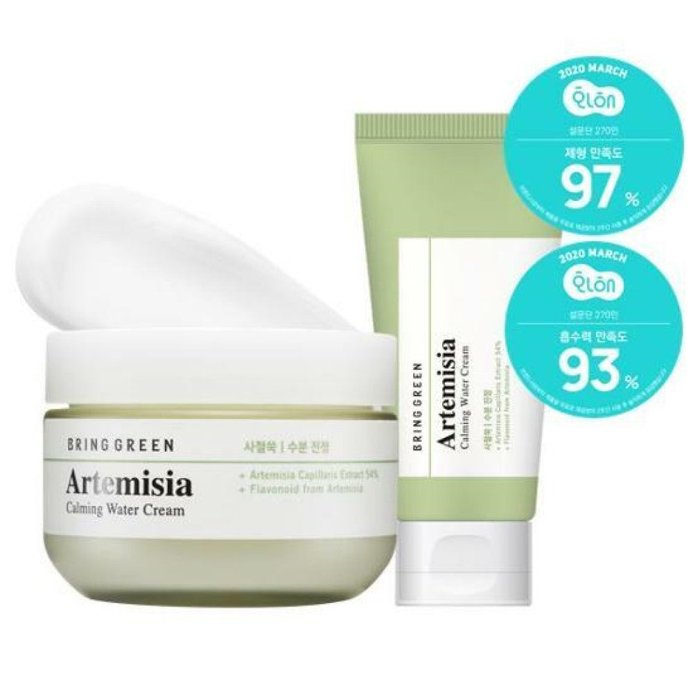 Bring Green Mugwort Calming Moisturizing Cream 1+1 Special Set