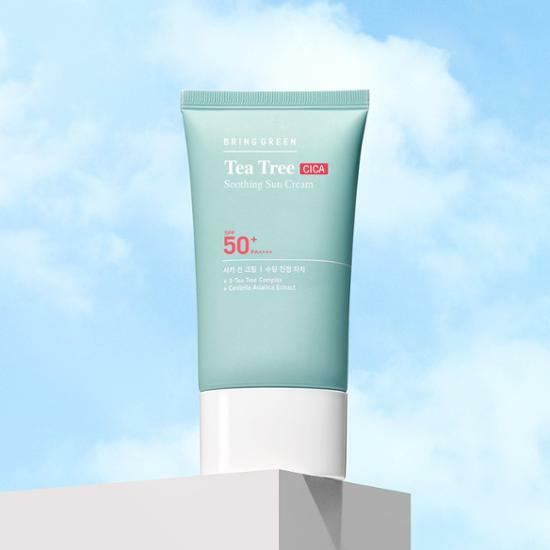 BRING GREEN Tea Tree Cica Soothing Sun Cream 50mL