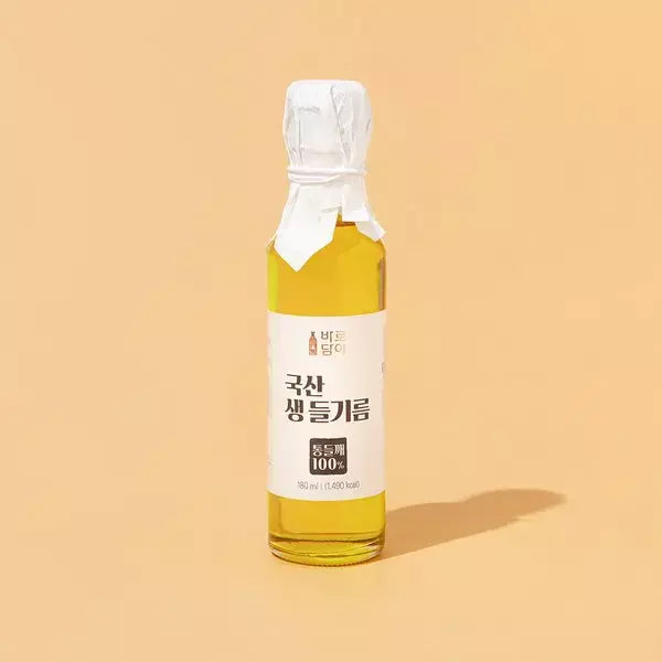 Hansaeng - Barodama Domestic Cold-Pressed Perilla Oil (180ml) Expiration Date: November 3, 2027