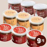 [Free Separate Shipping] Chef Choi In-seon's Boneless Marinated Crab and Marinated Cockles Set (Total 9 Packs)