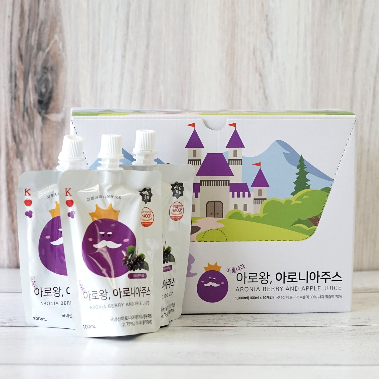 Areumnara Arowang Aronia Juice 100ml x 10 packs