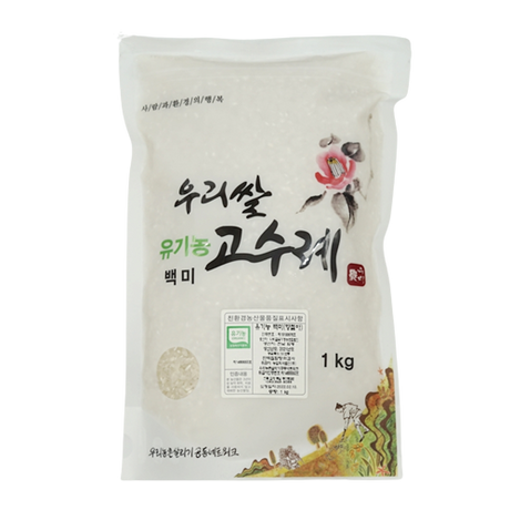 Our Rice Gosure Organic White Rice (Hyangcheola) 1kg