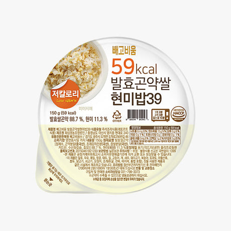 [Free Separate Shipping] Konjac.com - Ppaegobium 59kcal Fermented Konjac Rice Brown Rice 1 Box (30 Packs)