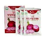[Free Separate Shipping] 90 Packs of Whole Cold-Pressed Changnyeong Red Onion Juice (80g * 10 packs * 9 boxes)