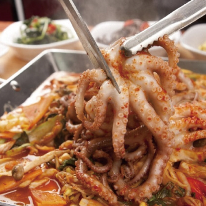 [MILLS EXPRESS] JEJU GIMNYEONG Stir-Fried Small Octopus and Seafood (Nakji) Meal Kit 1kg
