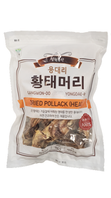 Yongdaeri (Jinburyeong) Unsmoked Steamed Dried Pollack Head 500g