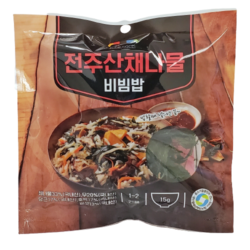 BaroCook - Easy-to-Cook Vegetable Bibimbap 1 Pack (Select Option)