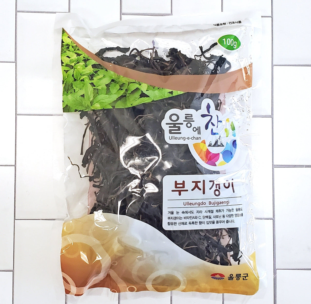 100g of dried Ulleungdo bujigaengi greens